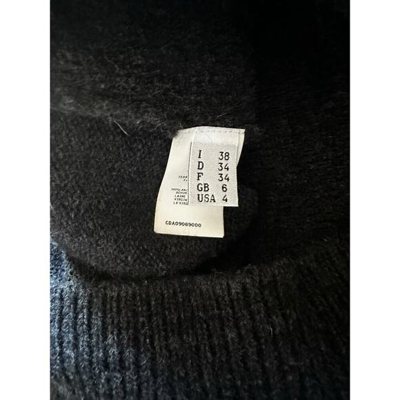 Cedric Charlier Ikram for AEFFE Spa 100% Virgin Wool Colorblock Sweater - Picture 6 of 7